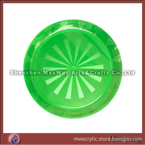 Green High Grade Hot Selling Lucite Candy Tray